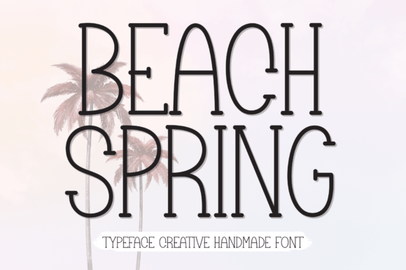 Beach Spring: A Handwritten Font for Creative Versatility