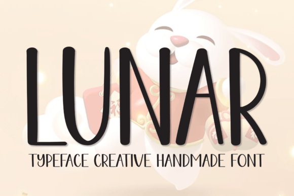 Discover the Lunar Font: A Handcrafted Touch for Creative Projects
