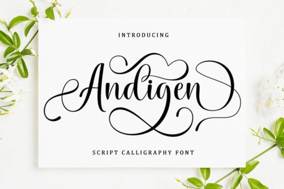 Discover the Timeless Elegance of the Andigen Font