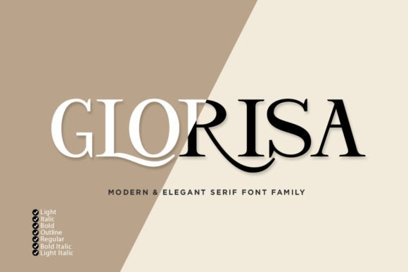 Discovering Glorisa: The Elegant Serif for Refined Design