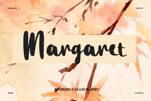 Discovering Margaret: A Handwritten Font for Elegant Design