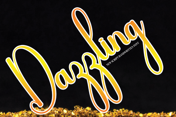 Exploring the Dazzling Font: A Handwritten Touch for Elegant Projects