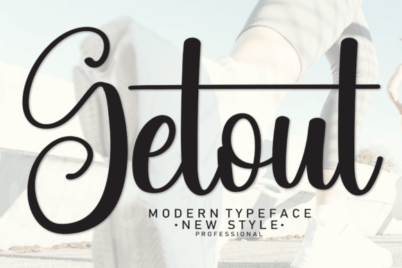 Getout: A Stylish Script Font for Creative Projects