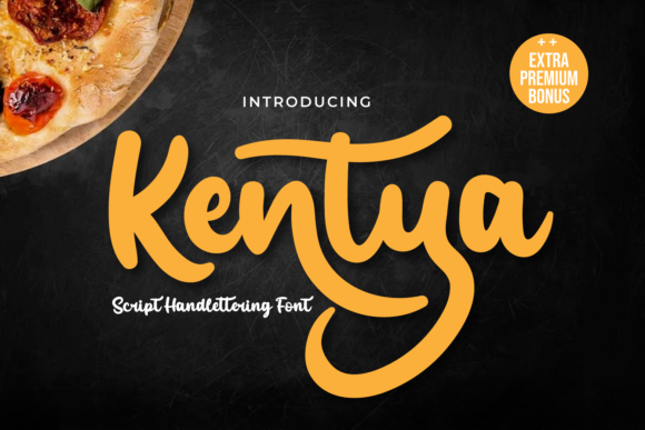 Kentya: A Sweet Brushed Handwritten Font for Creative Projects