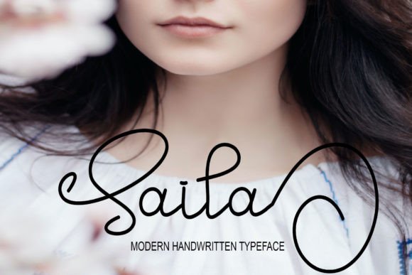 Saila: A Modern Handwritten Font for Elegant Designs