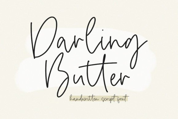 The Delicate Elegance of the Darling Butter Typeface